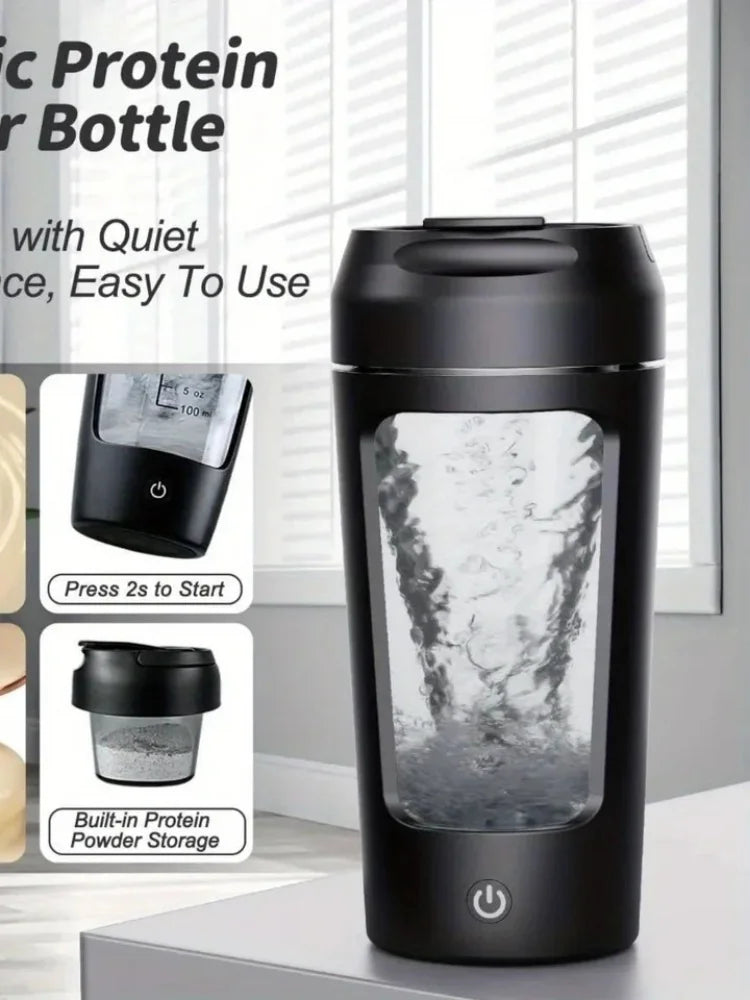 Electric Protein Powder Mixing Cup Automatic Shaker Bottle Mixer Shake Bottle Milk Coffee Blender Kettle fro Gym outdoor