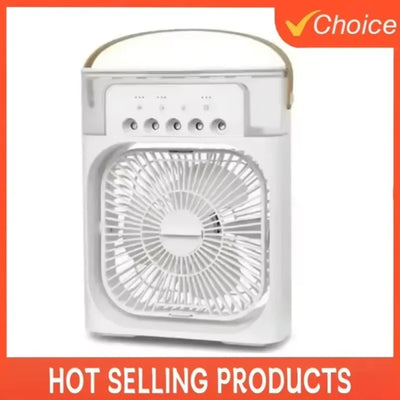 Summer Multifunctional Desktop Fan Air Humidifier Five-hole Spray Fan 3 In 1 Silent Air Cooler Portable Practical Cooling Fan