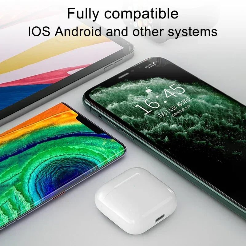 # i4 Kablosuz Bluetooth Kulaklık HiFi Stereo Kulaklık Mikrofon Gürültü Azaltma Spor Kulaklıkları Xiaomi Lenovo iPhone Samsung Huawei İçin