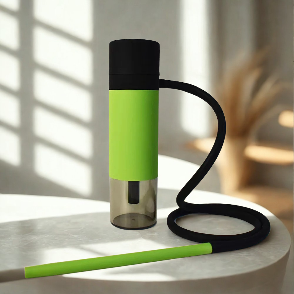 Portable Mini Hookah Set – Acrylic Shisha Pipe with Hose & Accessories | Travel Size Nargile