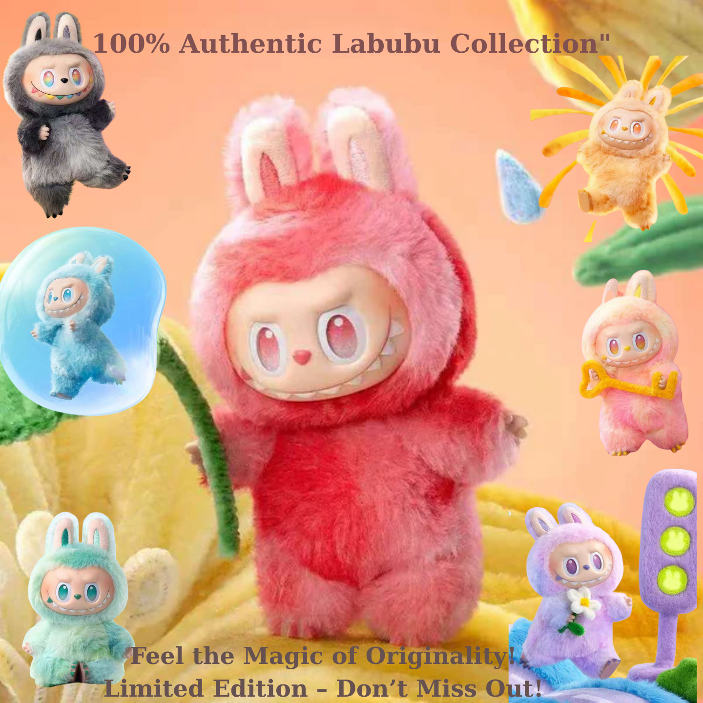 LABUBU THE MONSTERS Big into Energy Series – Original Vinyl Plush Blind Box (POP MART)