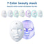 7 Colors LED Facial Mask Photon Therapy Face Skin Care Mask Anti Acne Therapy Skin Rejuvenation Wrinkle Removal Face Beauty Mask