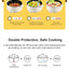 220V Multi Cookers Single/Double Layer Electric Pot 1-2 People Household Non-stick Pan Hot Pot Rice Cooker Cooking Appliances