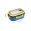 1200ML 2 Layer Bento Lunch Box With Spoon Fork, Kid High Capacity Microwae Food Containers Portable Leakproof Office Camping