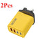 Total 120W USB Fast Charger 4Port  PD Quick Charging USB 3.0 Type C EU US Plug Charger For Xiaomi iPhone 15 Pro Max Wall Adapter