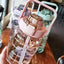 2L Portable Water Bottle with Straw & Time Marker, Large Capacity Plastic Drink Bottle for Outdoor Sports & Fitness