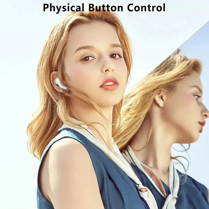 # i4 Wireless Bluetooth Earphone HiFi Stereo Headset Mic Noise Reduction Sports Earbuds For Xiaomi Lenovo iPhone Samsung Huawei